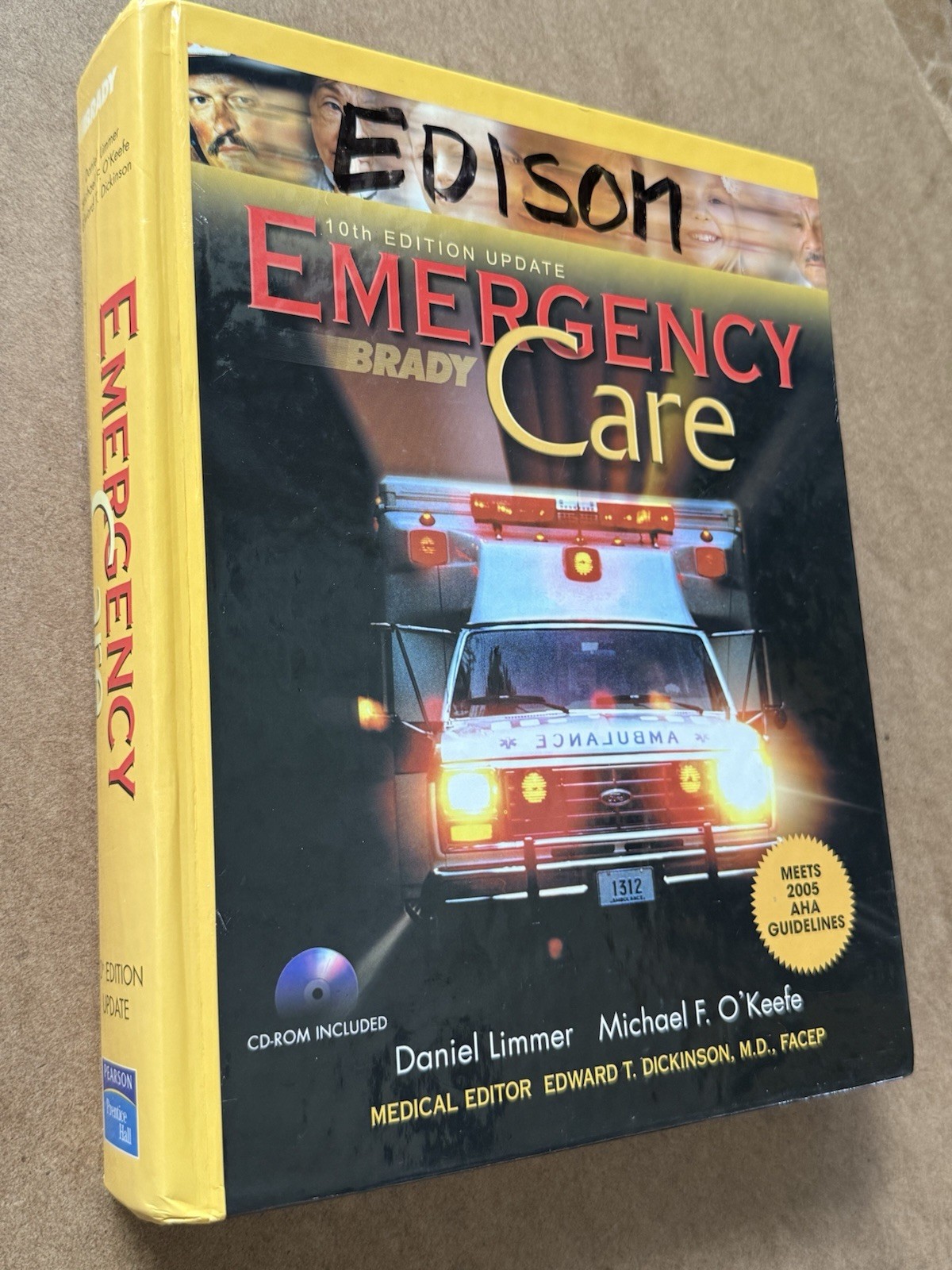 Brady Emergency Care 10th Edition Hardcover 2007 EMT Textbook