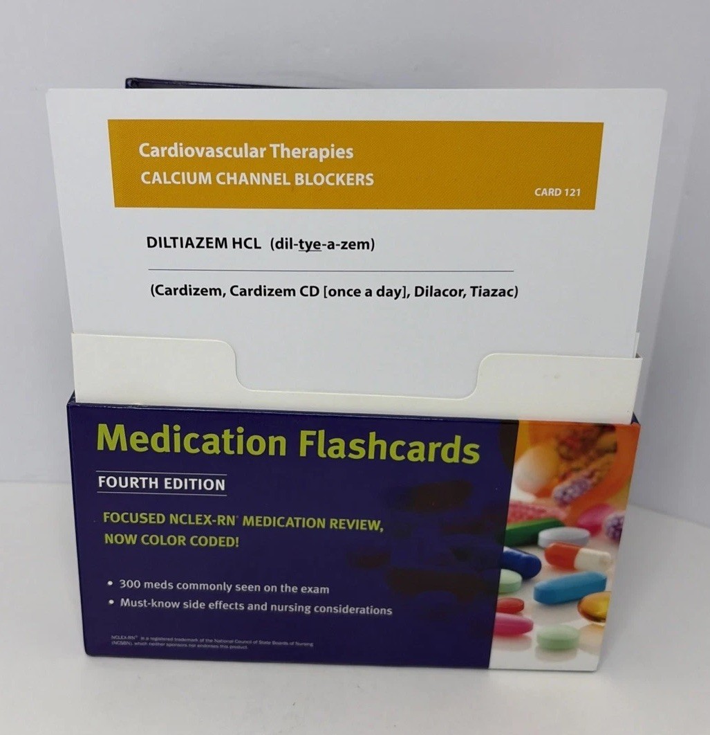 NCLEX-RN Medication Flashcards by Kaplan (2014, Cards,Flash Cards)