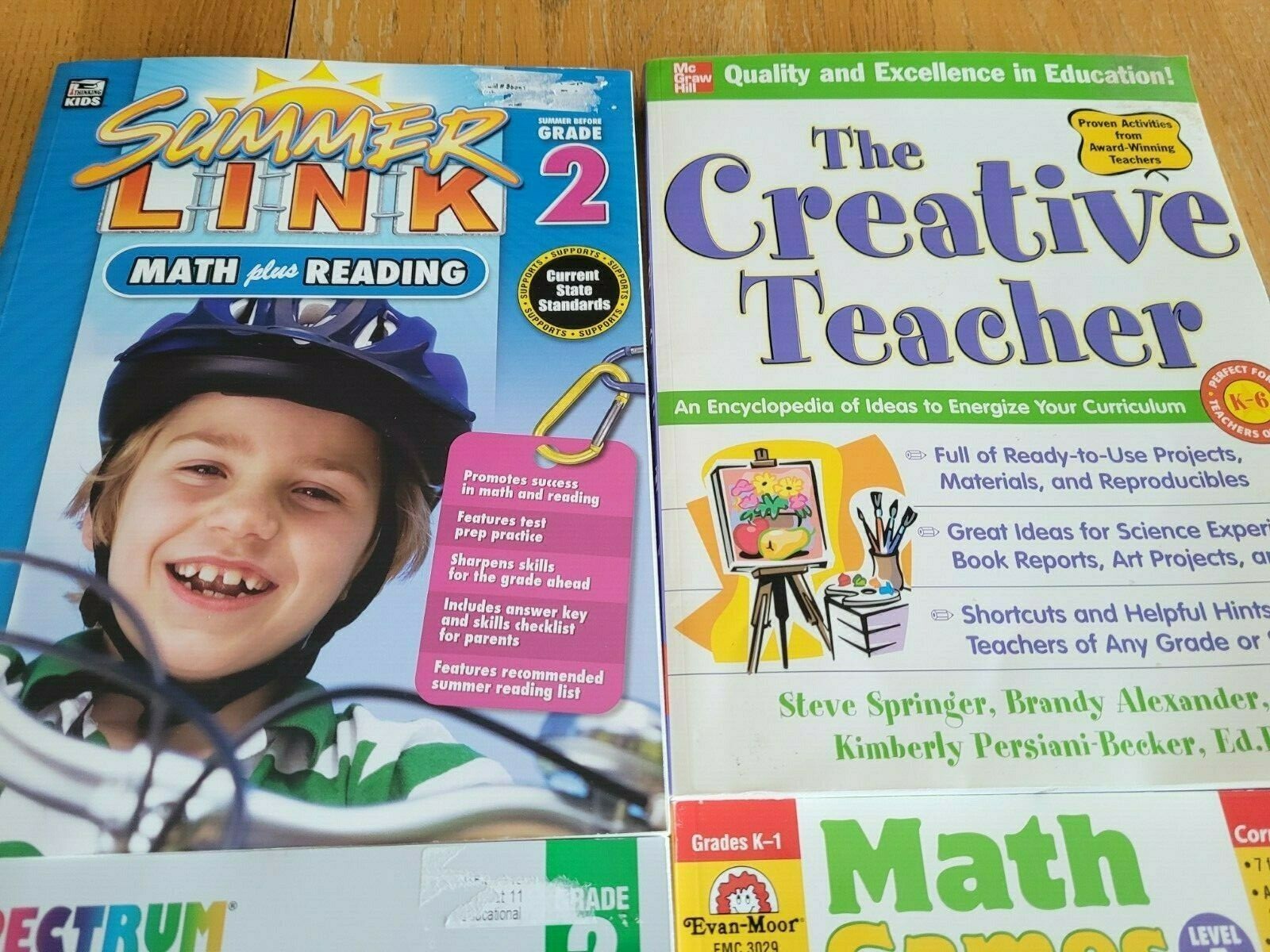 Huge lot Homeschool Books Pre-K thru 3rd grade Teachers Students Workbooks K-3