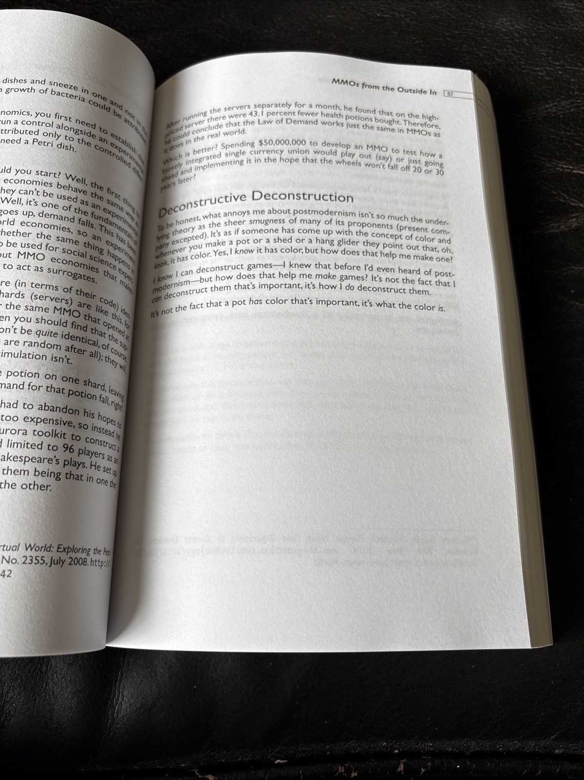 MMOs From the Outside In – MMO Games of Psychology, Law, Government & Real Life