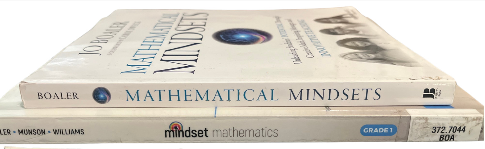 Jo Boaler Mathematical Mindsets & Mindset Mathematics (Grade 1) – Set of 2 Books