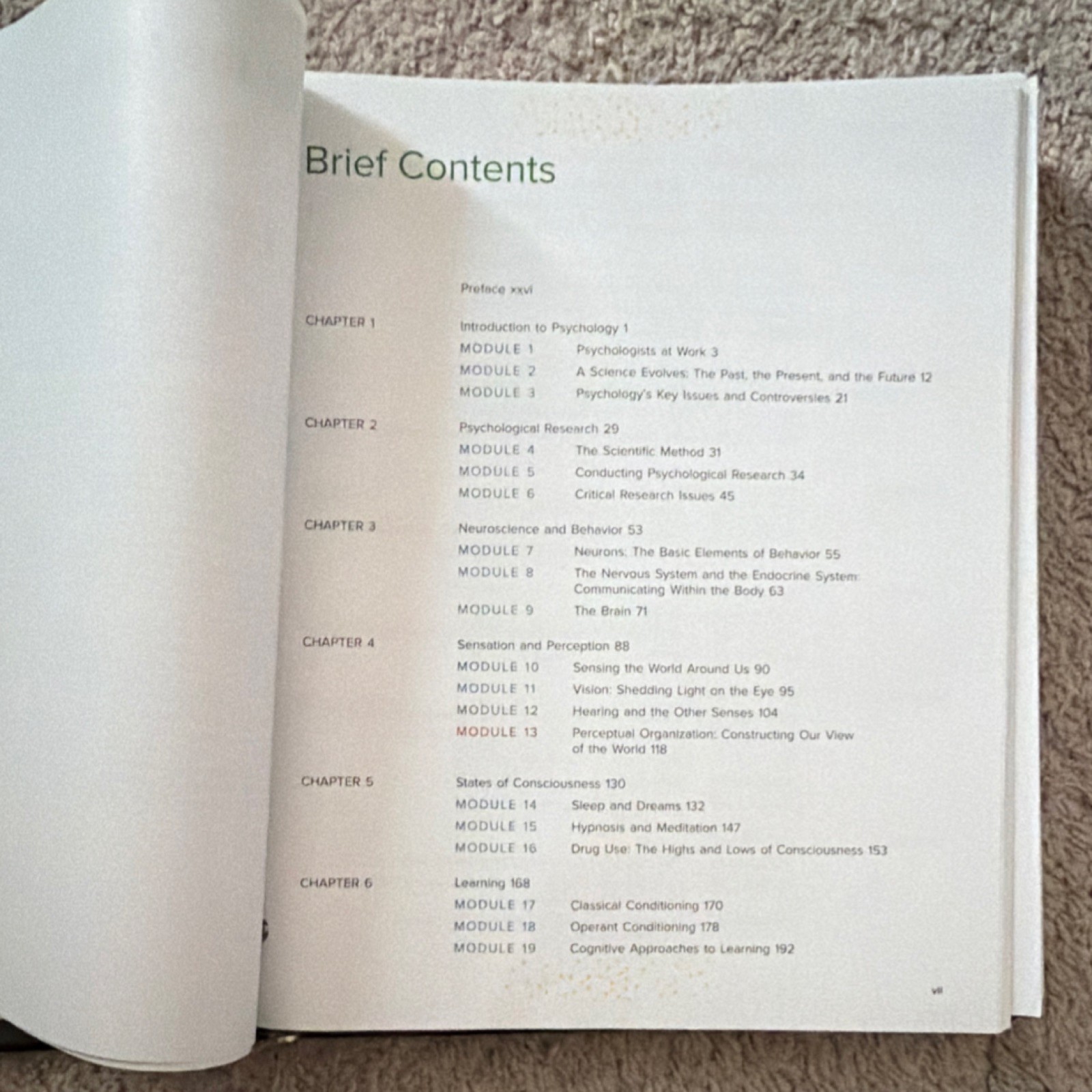 Unused Loose-Leaf Understanding Psychology 15e Textbook