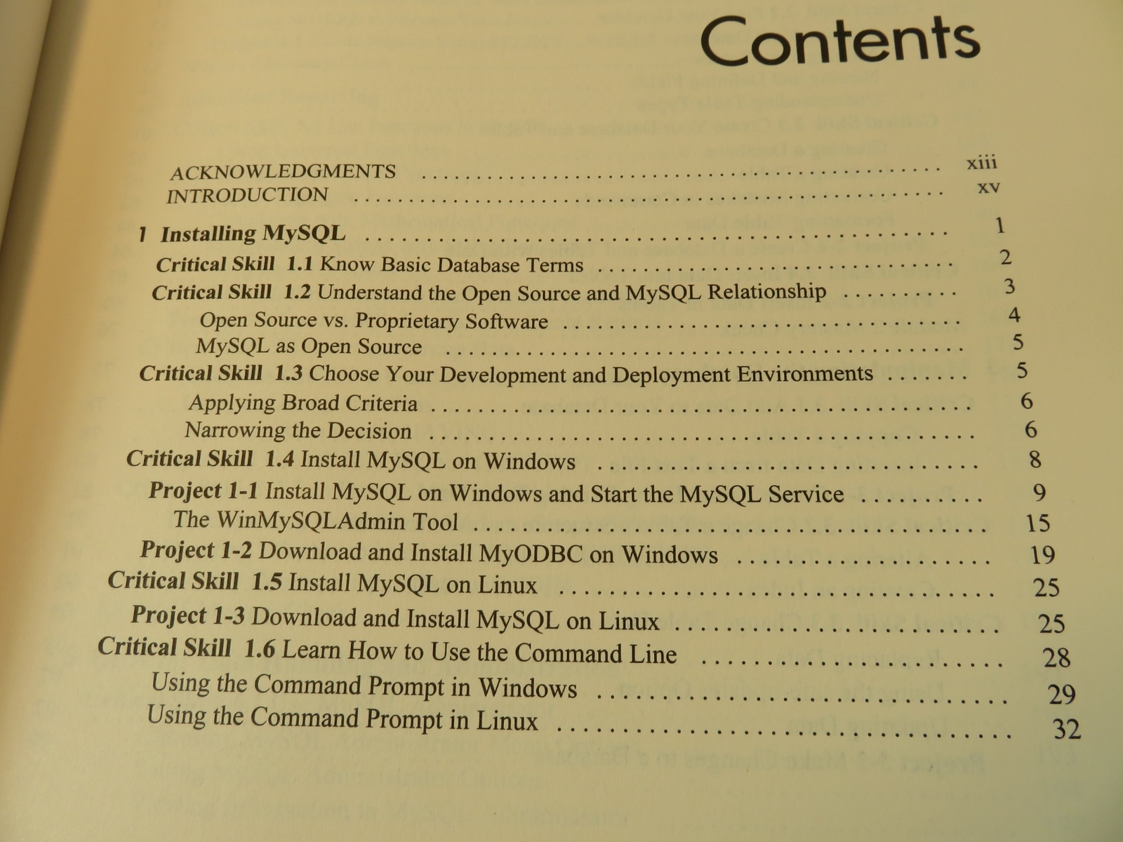 MYSQL Essential Skills Fundamentals Made Easy 2004 PB
