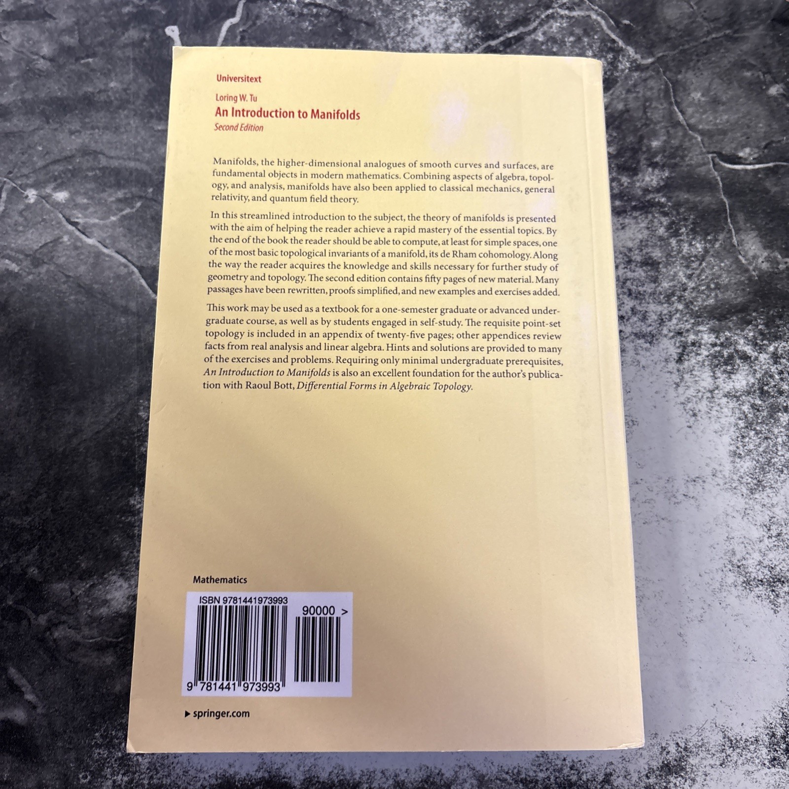 Universitext Ser.: Introduction to Manifolds by Loring W. Tu (2010, Trade…