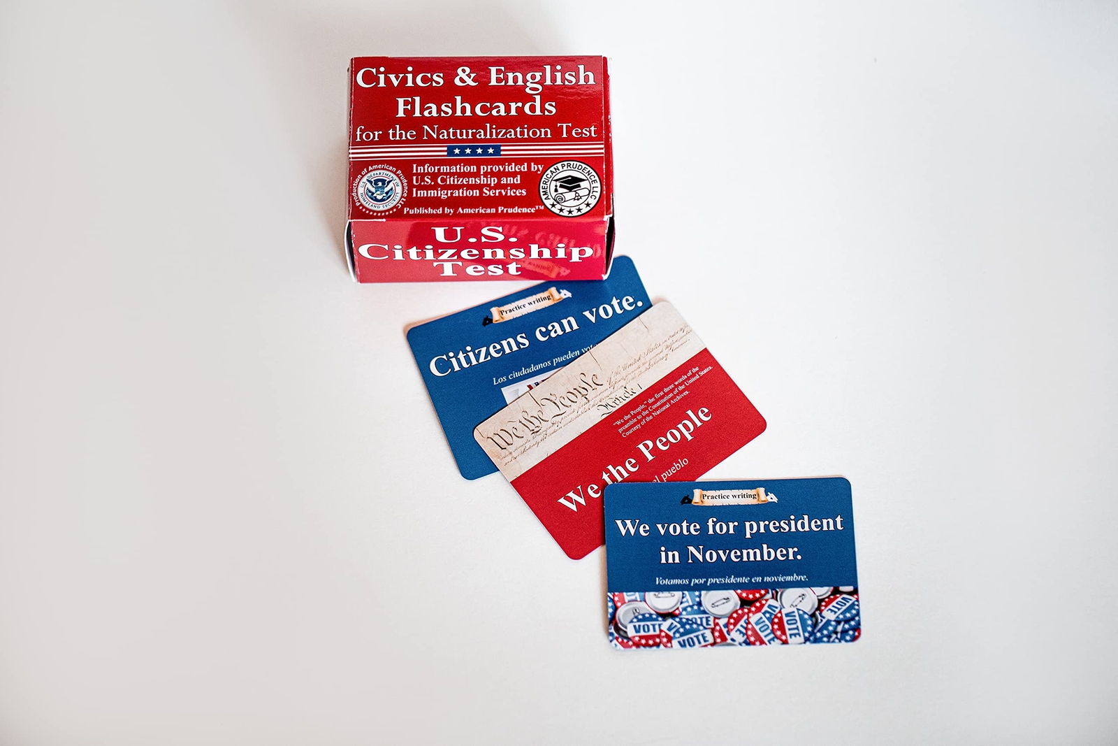 Civics and English flashcards to Study for The US citizenship Test with Offic…