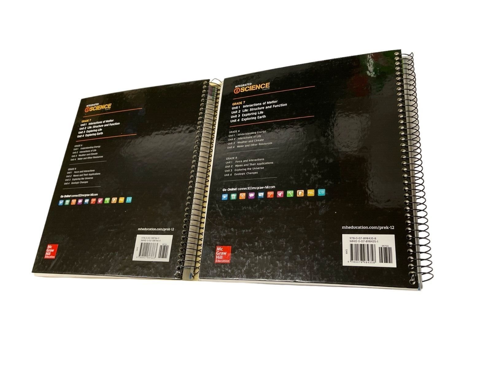 Integrated Science Grade 7 Teacher Ed Vol 1& 2 2019 TN Homeschool Textbook McGr