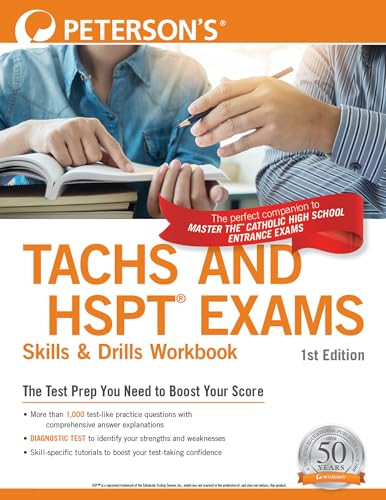 Petersons TACHS and HSPT Exam – Paperback – ACCEPTABLE