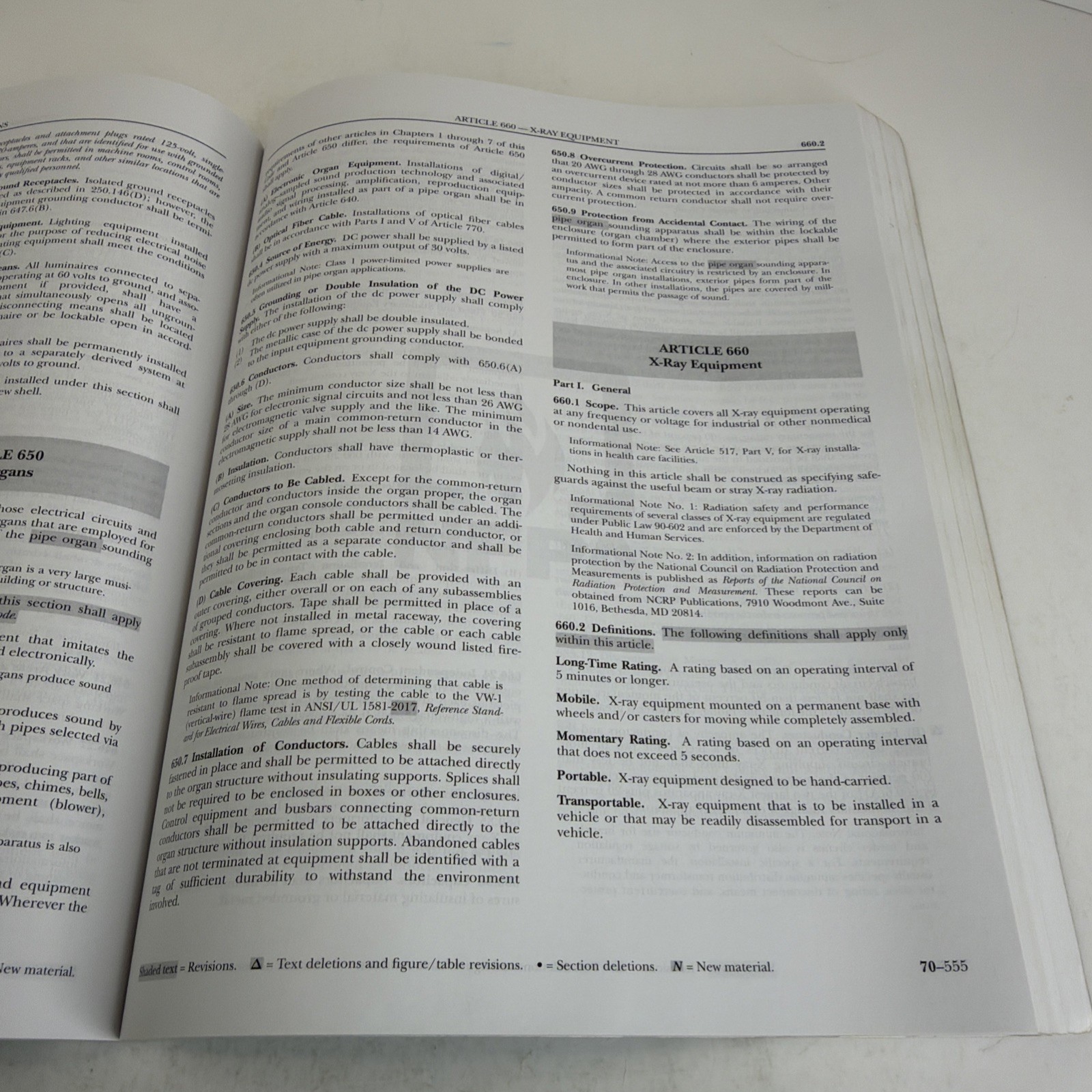 2020 NFPA 70 National Electrical Code Paperback