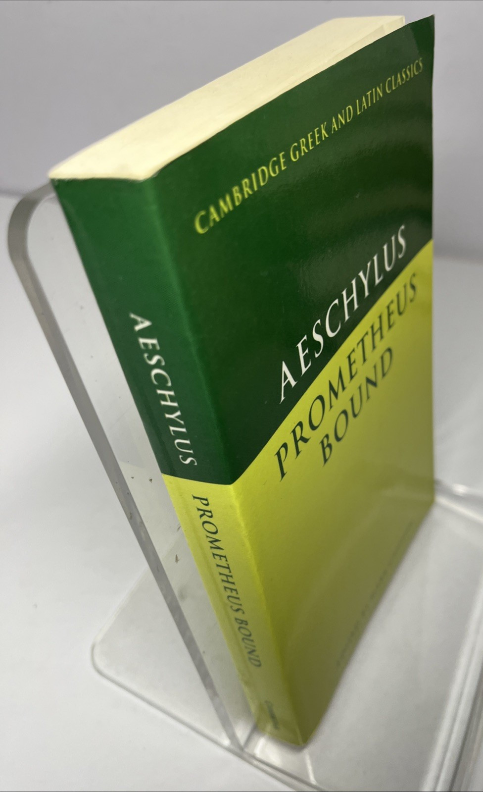 3 volumes Cambridge Greek & Latin Classics: Prometheus Bound, Iliad, Trachiniae