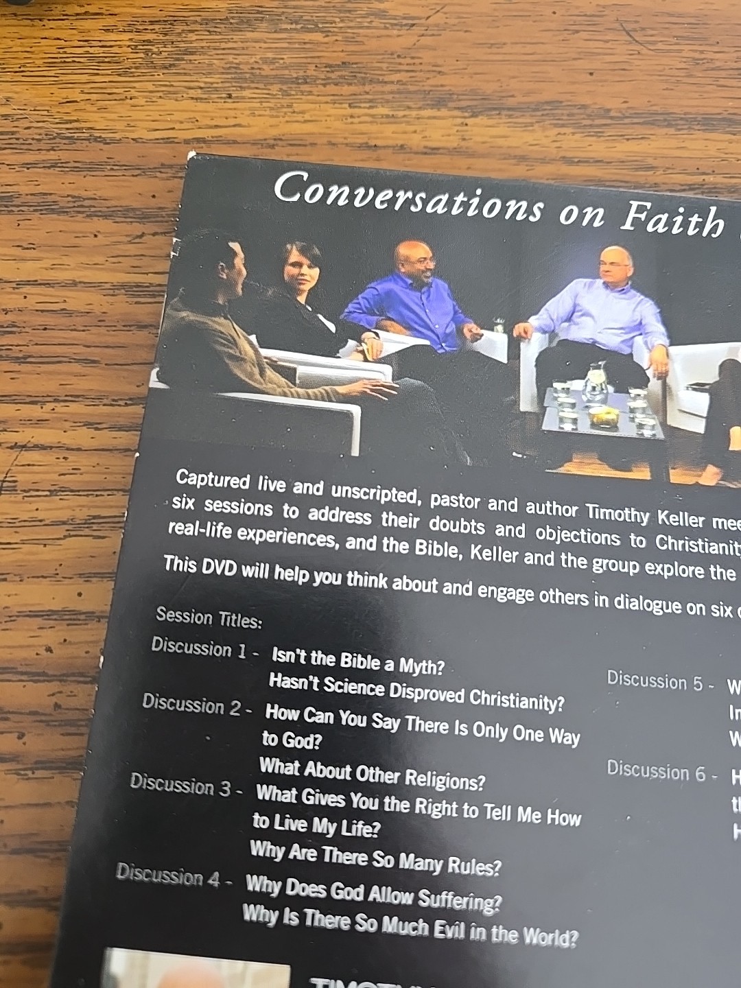 The Reason for God: Conversations on Faith and Life Timothy J. Keller dvd Used