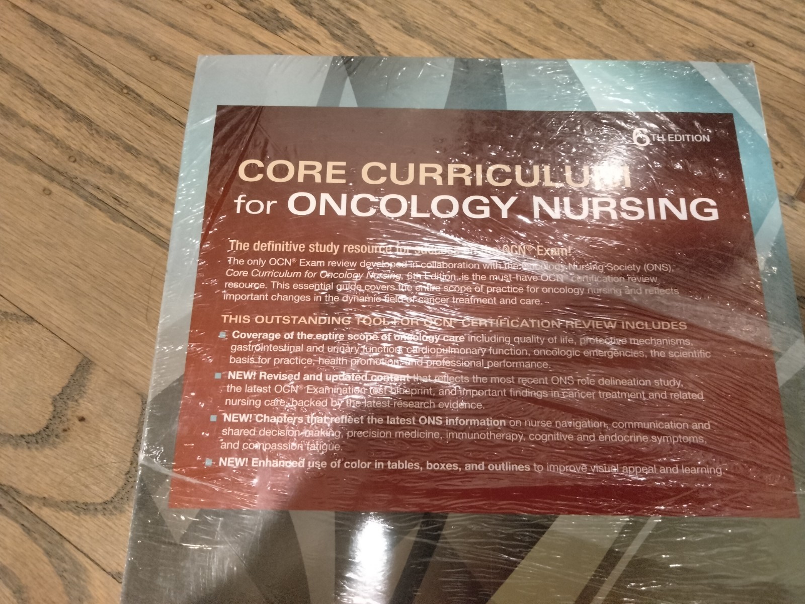 Brand-New Core Curriculum for Oncology Nursing for Oncology Nursing 6th ed.