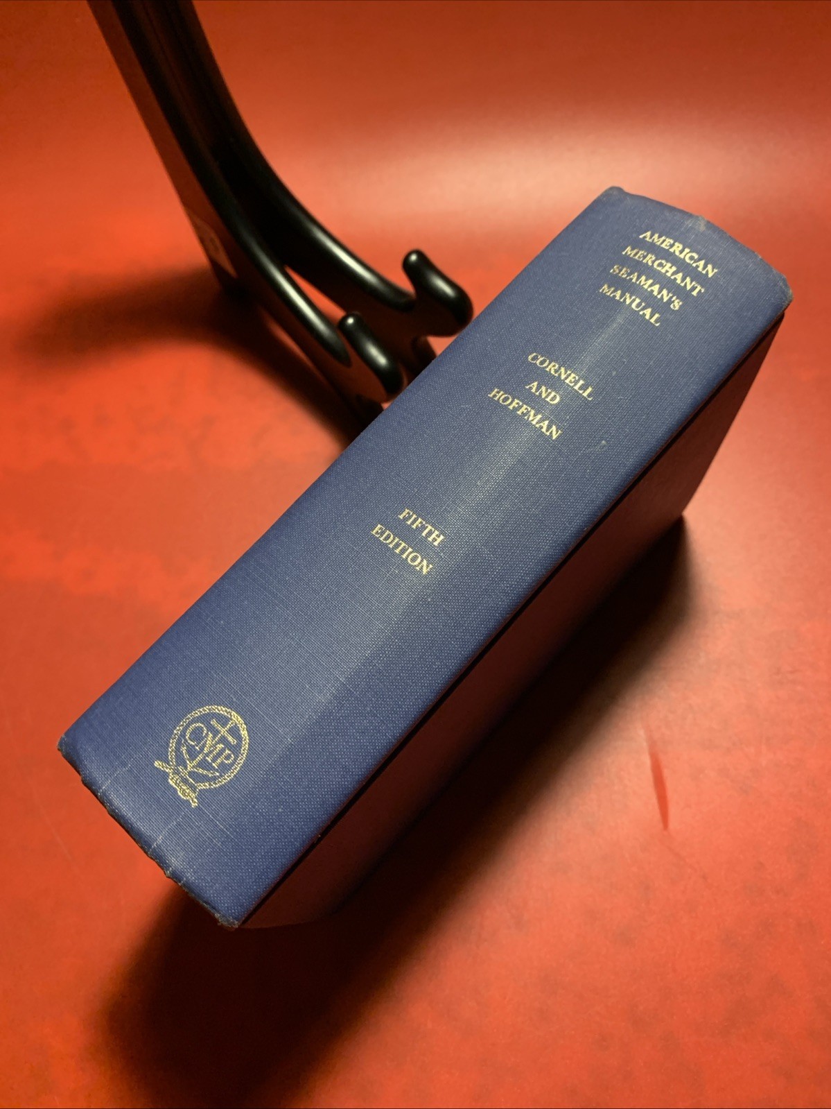 Vintage American Merchant Seamans Manual book 5th Edition Nautical Book 1964