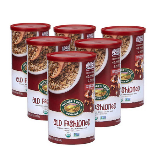 Organic Old Fashioned Oatmeal 18 Oz(Case Of 6) By Natures Path