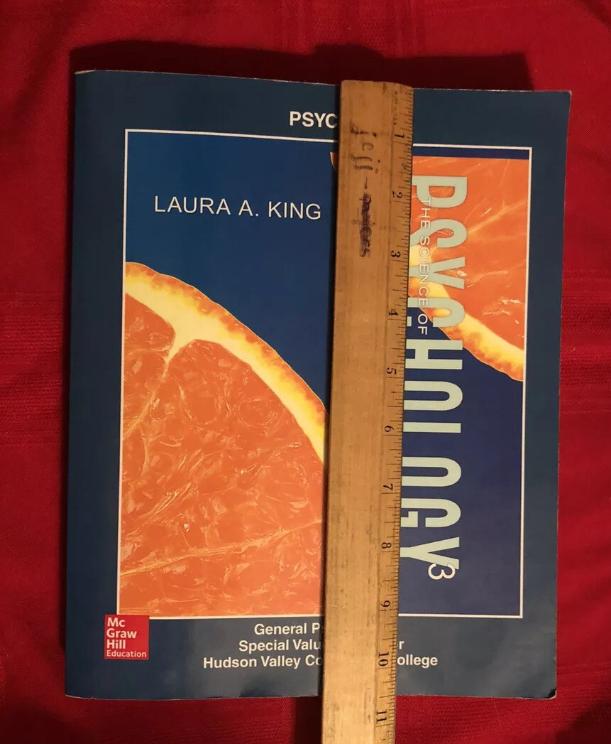 2014 PSYC 100 PSYCHOLOGY TEXTBOOK MCGRAWHILL HVCC PB BOOK LAURA A KING