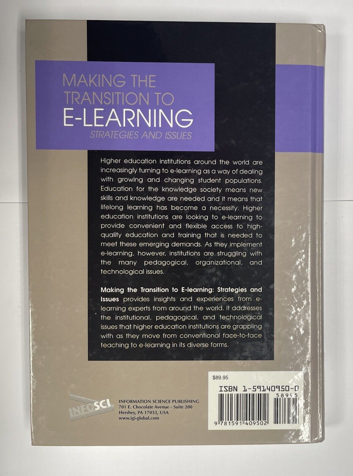 Making the Transition to e-Learning: Strategies and Issues by Mark Bullen and…