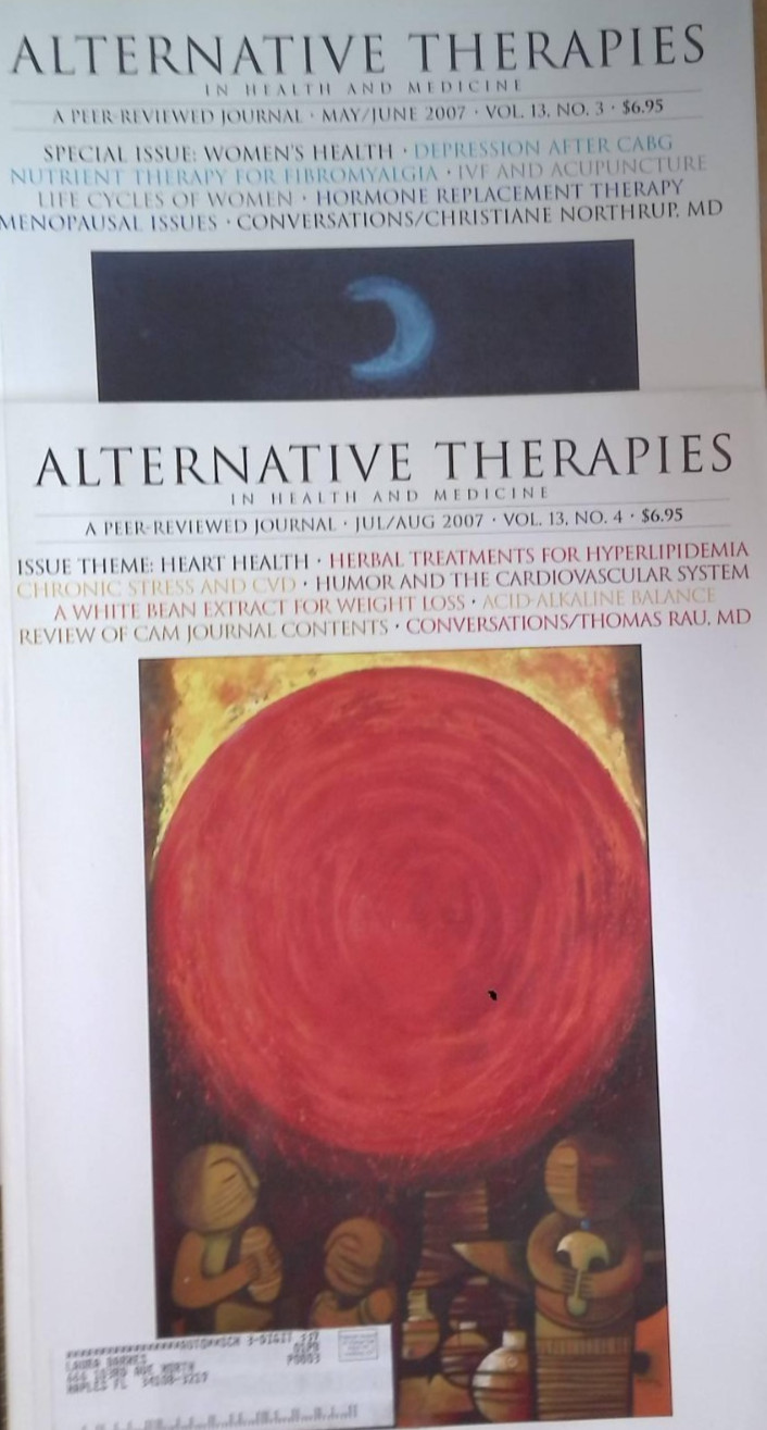 ALTERNATIVE THERAPIES IN HEALTH AND MEDICINE 11 vols