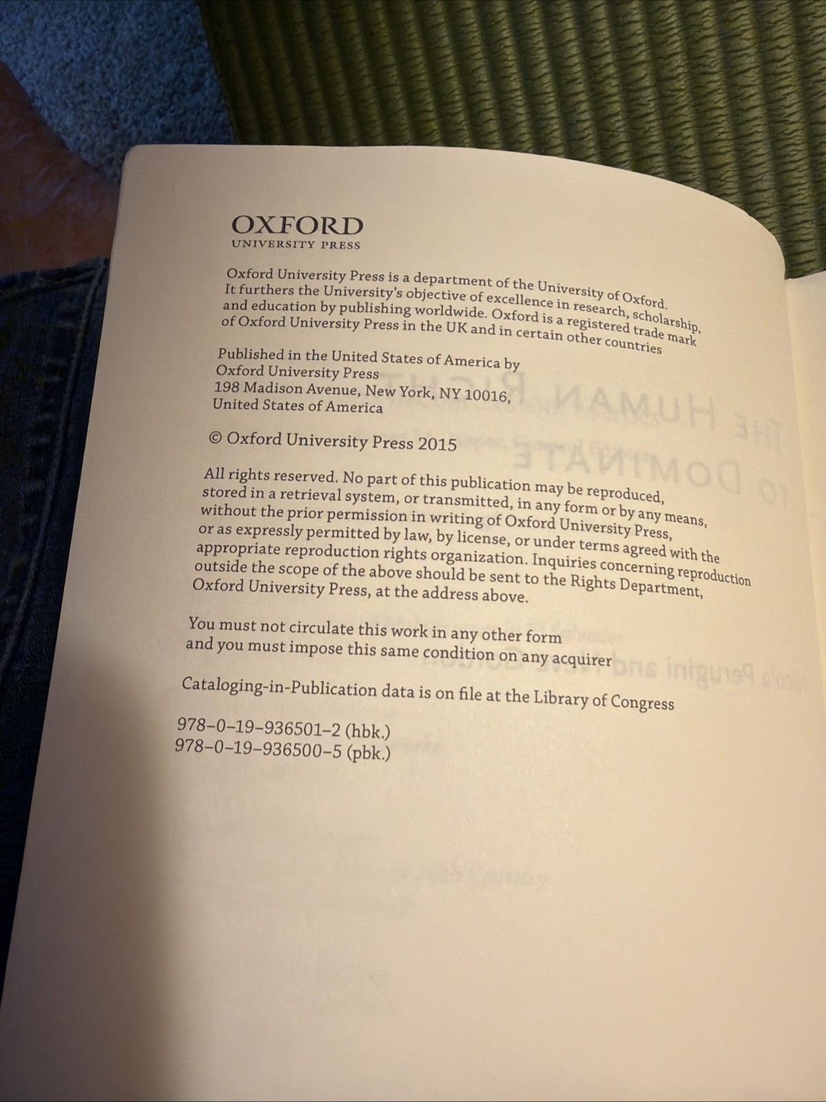 Oxford Studies in Culture and Politics Ser.: Human Right to Dominate by…