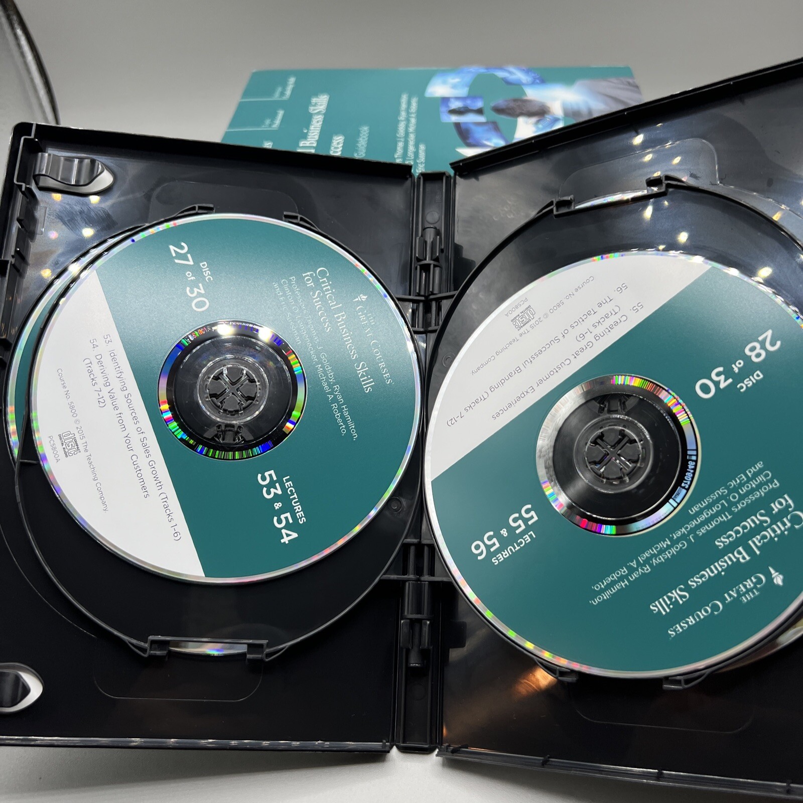 Great Courses Critical Business Skills, Guidebook, 3 Lecture Books, 4 DVD’s