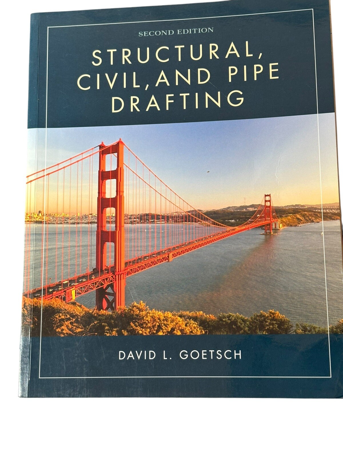 Structural, Civil and Pipe Drafting Paperback David L. Goetsch EUC