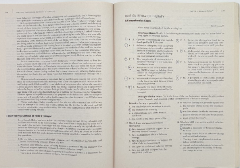 Theory and Practice of Counseling and Psychotherapy, Students Manual for. Corey.