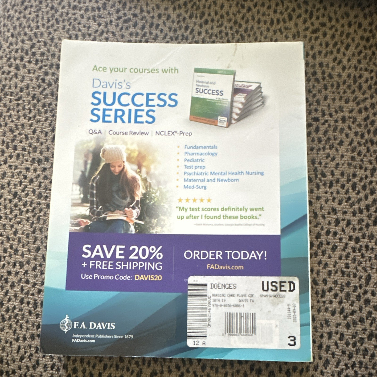 F.A. Davis Nursing Care Plans 10th Ed Paperback 2019 Doenges Moorhouse Murr