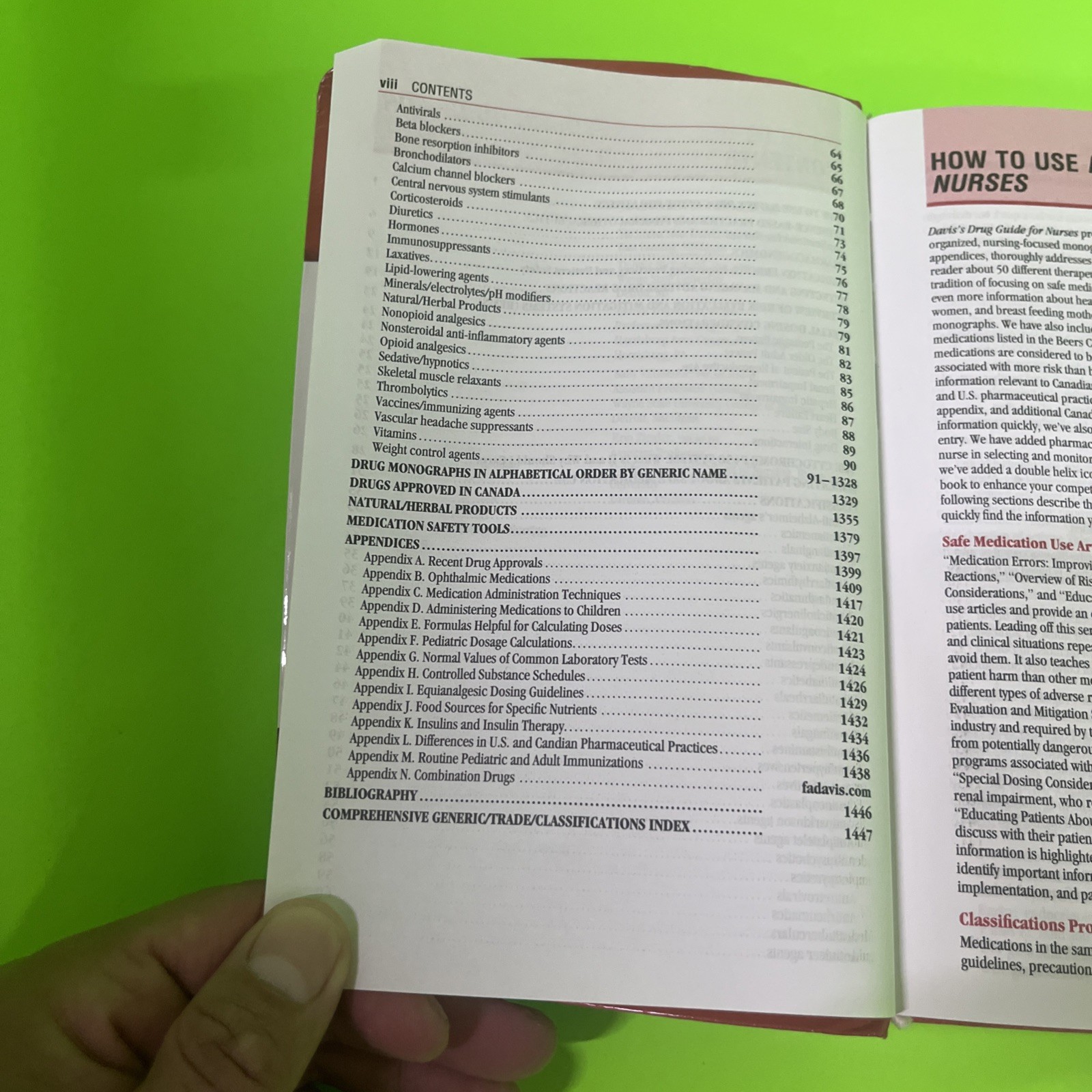 Davis’s Drug Guide for Nurses – Paperback, by Vallerand PhD RN – Very Good c