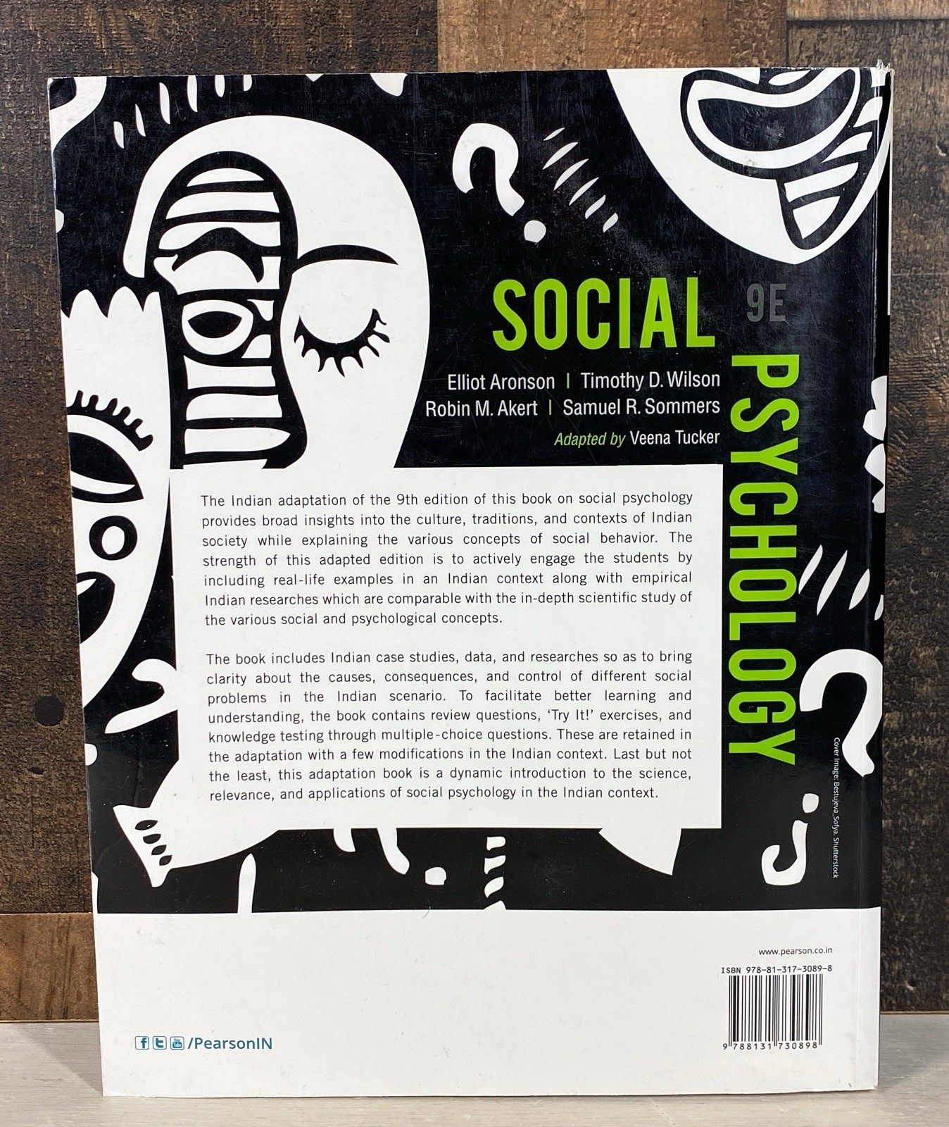 SOCIAL PSYCHOLOGY 9th Edition Paperback Textbook