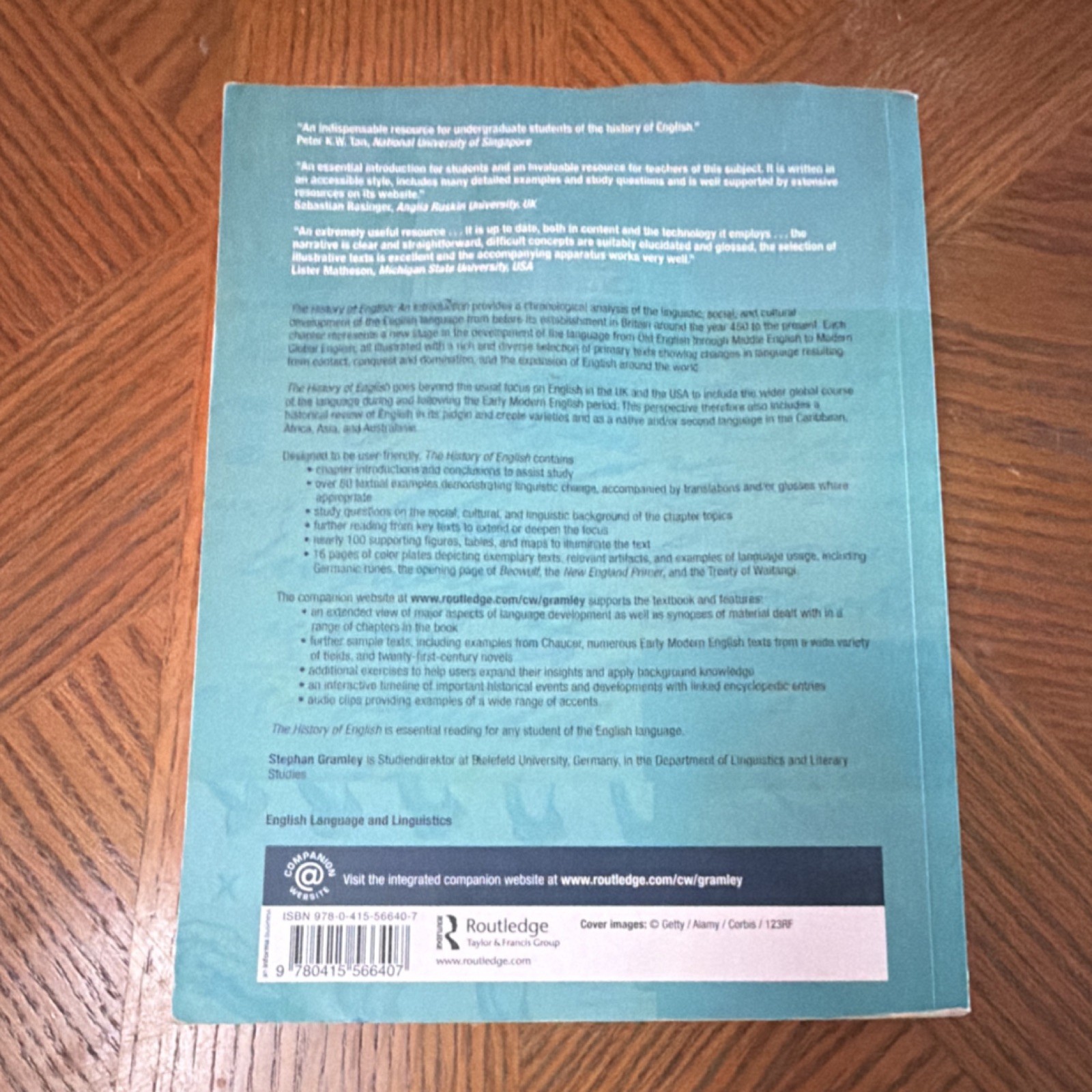 Routledge The History of English Gramley Paperback Linguistics 2012