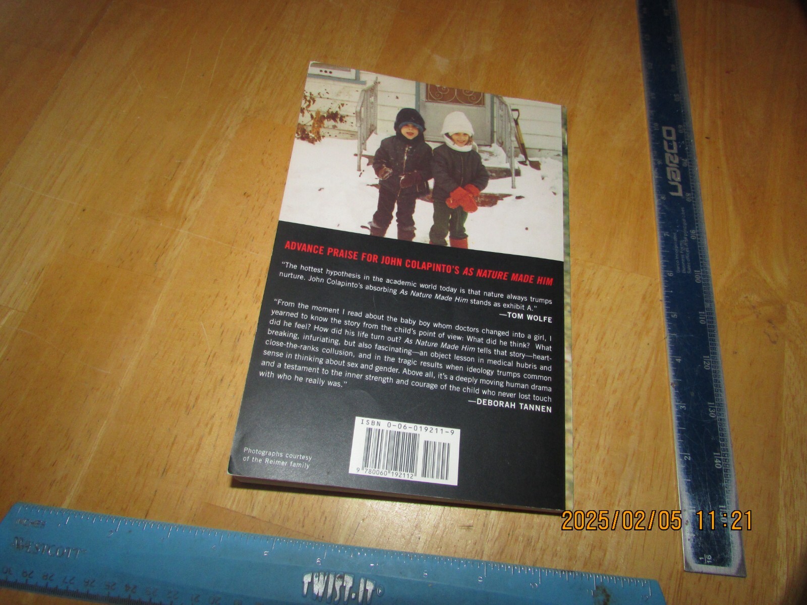 As Nature Made Him : The Boy Who Was Raised As a Girl by John Colapinto (2000, T
