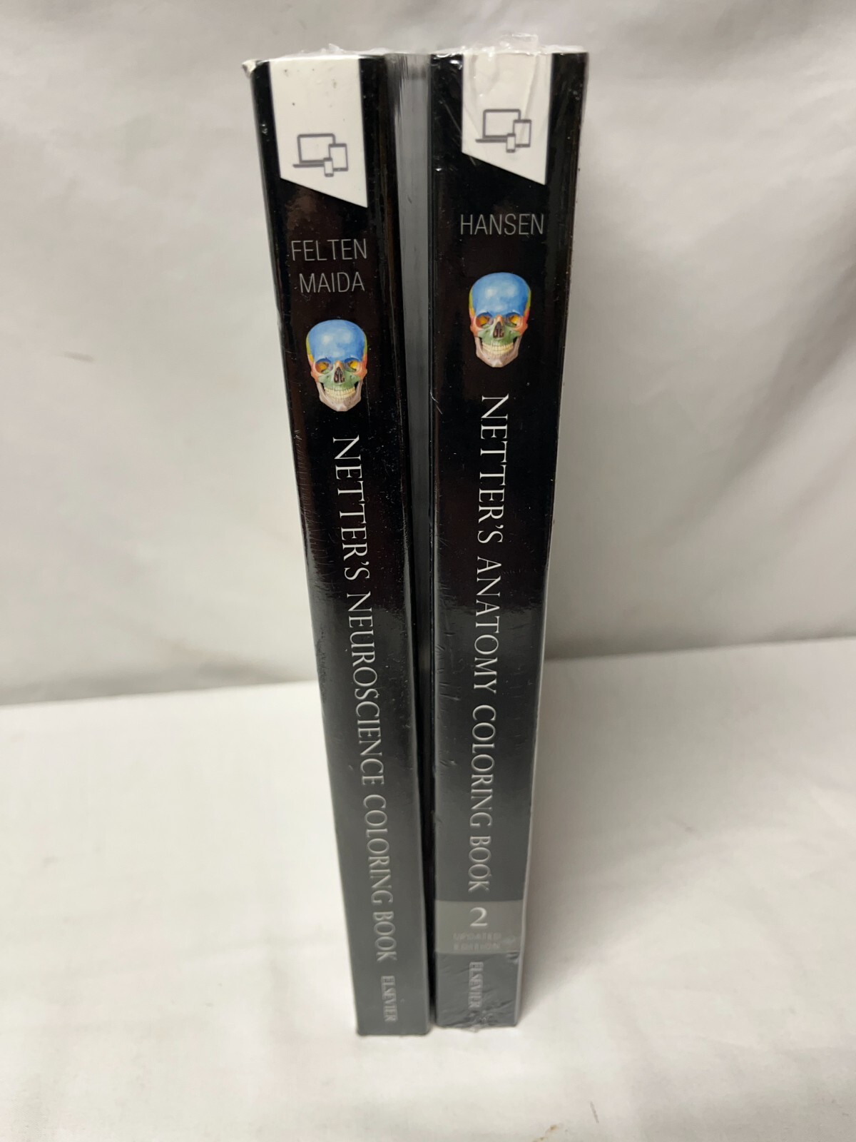 SET OF 2 Netter’s Neuroscience Coloring Book NEW!!
