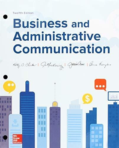Loose-leaf for Business and Administrative Communication Locker, Kitty; Mackiew