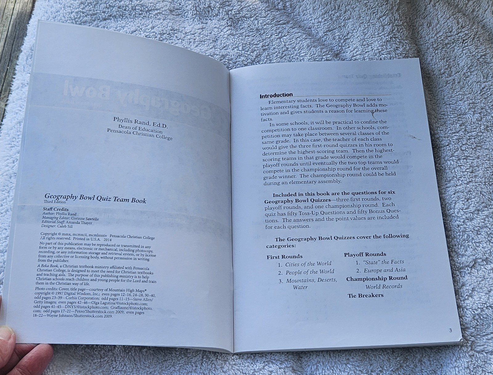 A Beka Geography Bowl Quiz Team Book – Homeschool CLEAN