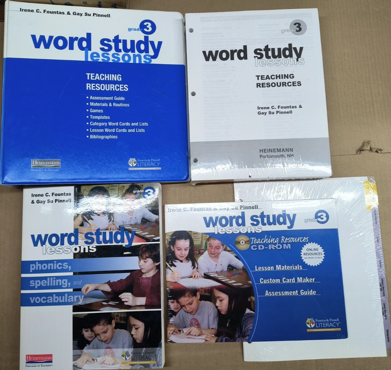 New Fountas & Pinnell Word Study Lessons Grade 3 Teachers Guides ELA