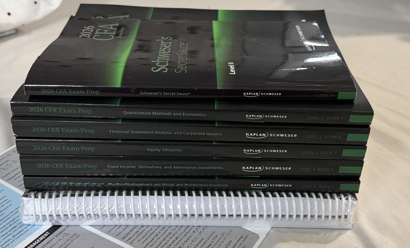 Kaplan Schweser CFA Level 2 NEW 2026 ALL BOOKS