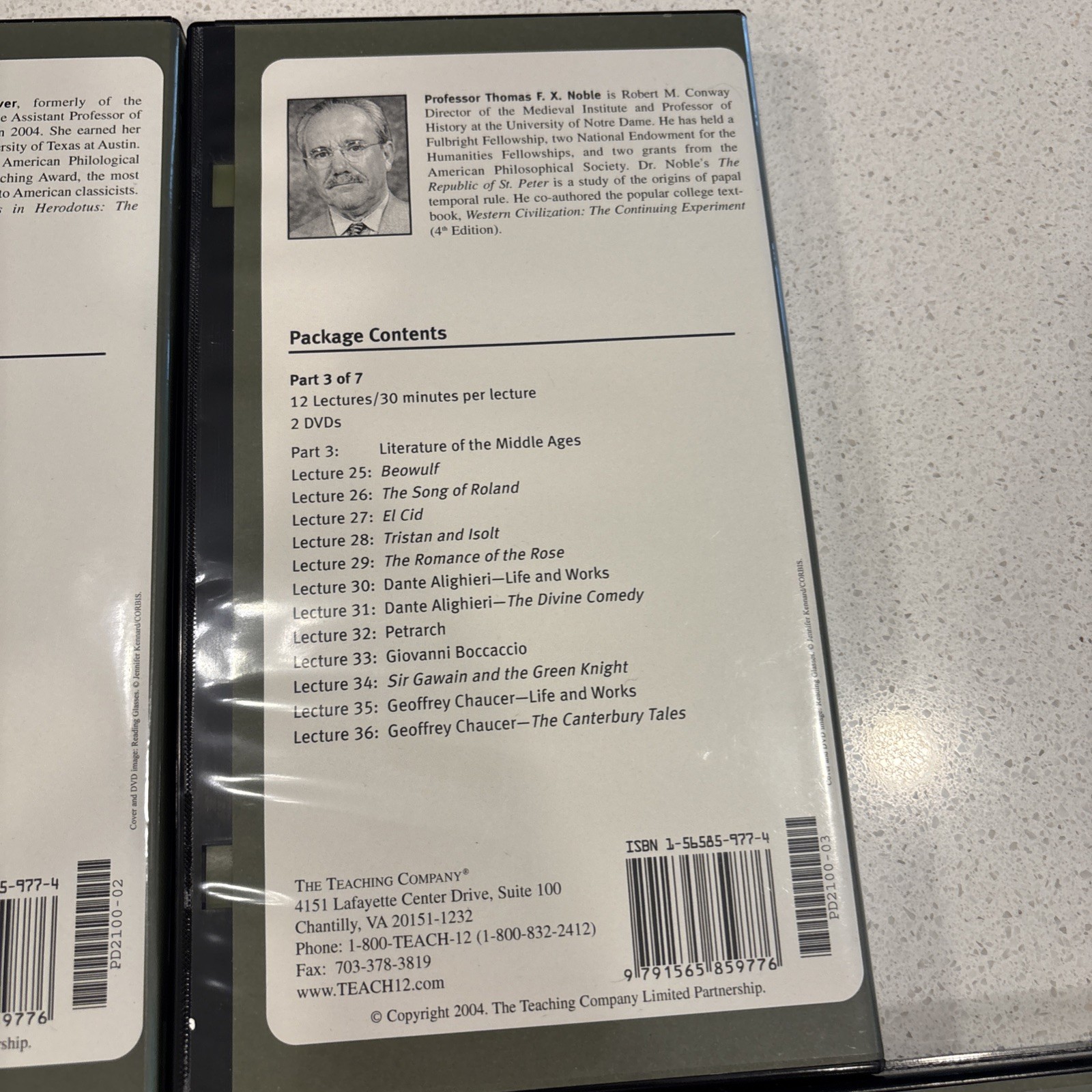 The Great Courses Literature And English Language DVD Parts 1-7 The Teaching Co.