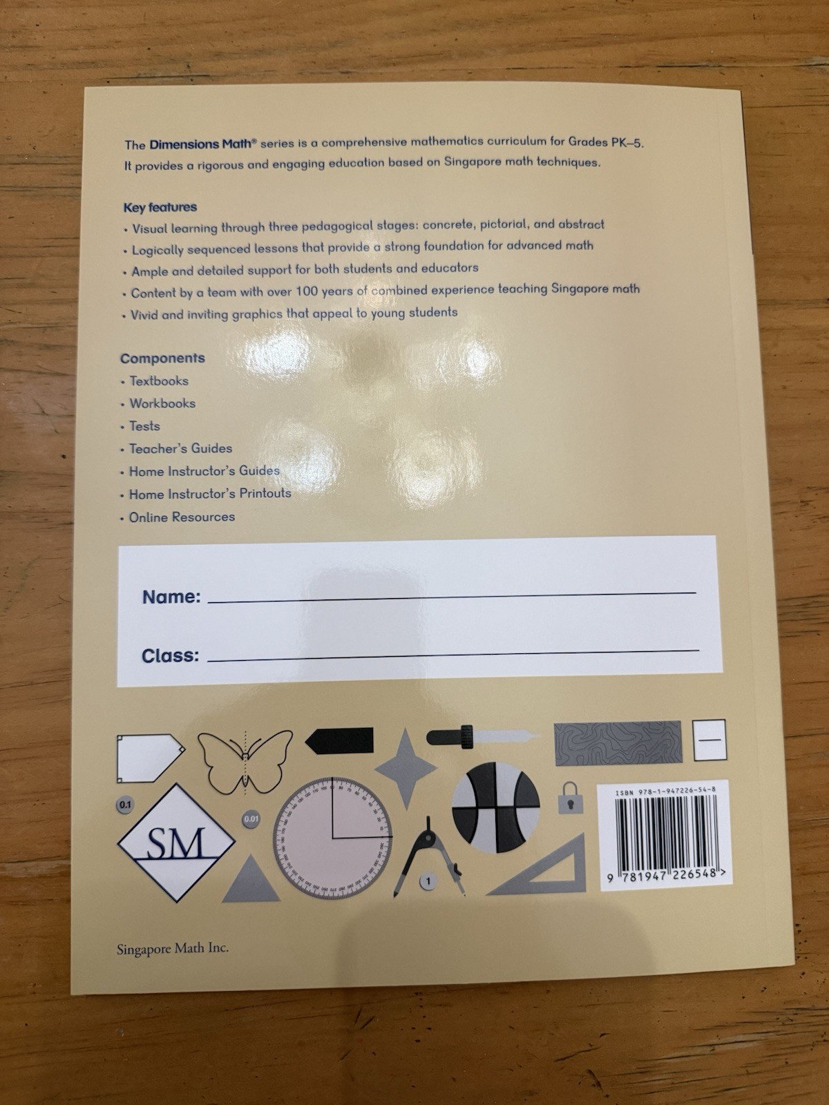 Dimensions Math Tests 4A & 4B Grade 4 Singapore Math Workbook Set NEW