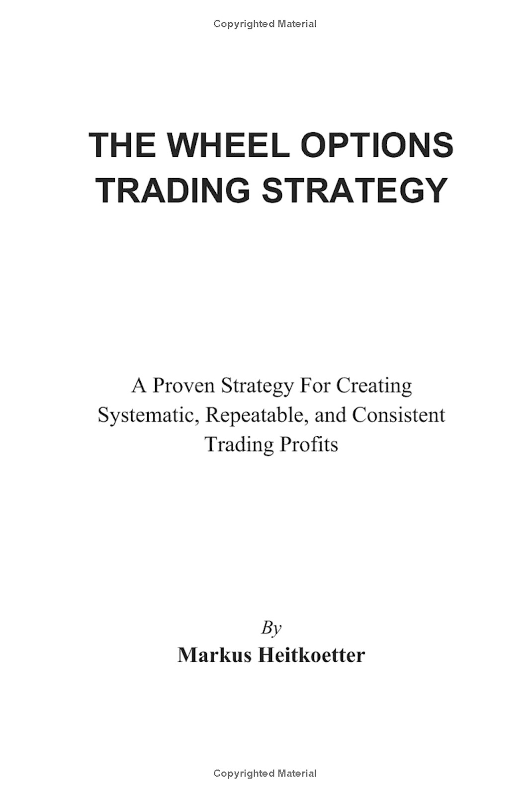 The Wheel Options Trading Strategy Book, Wealth System discount link included