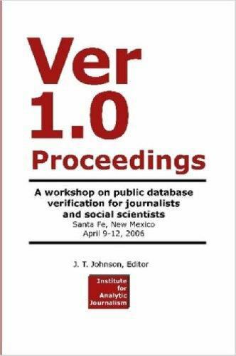 Ver 1.0 Workshop Proceedings, , Good Book