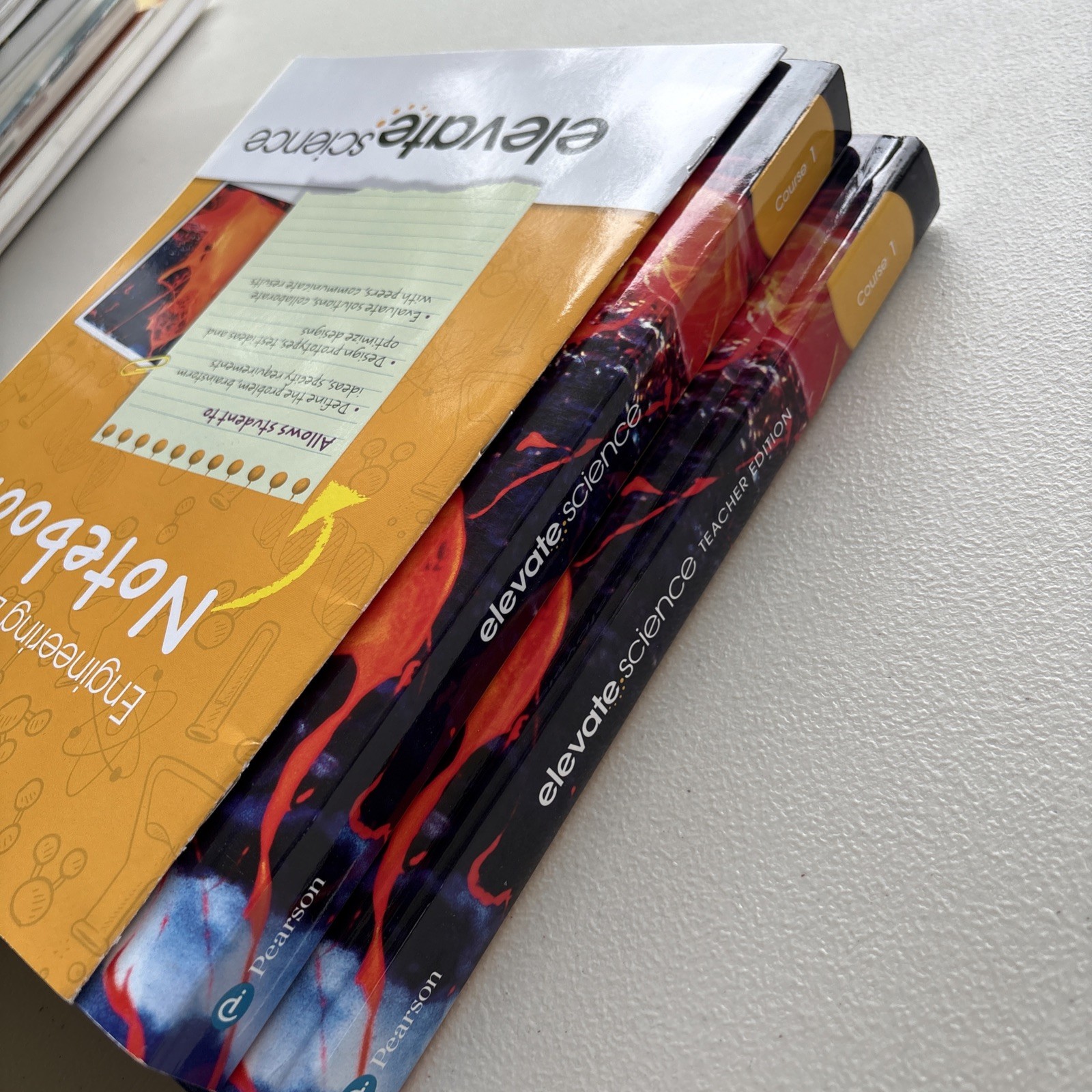Elevate Science Grade 6 Course 1 Teacher Edition, Work Book and Notebook 2019