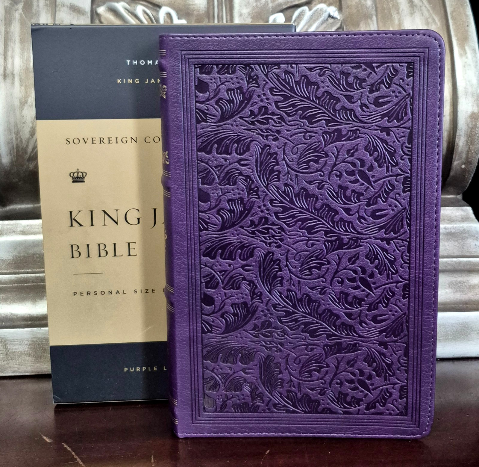 Sovereign Collection KJV Bible (Personal Size, Leathersoft Purple) NEW in Sleeve