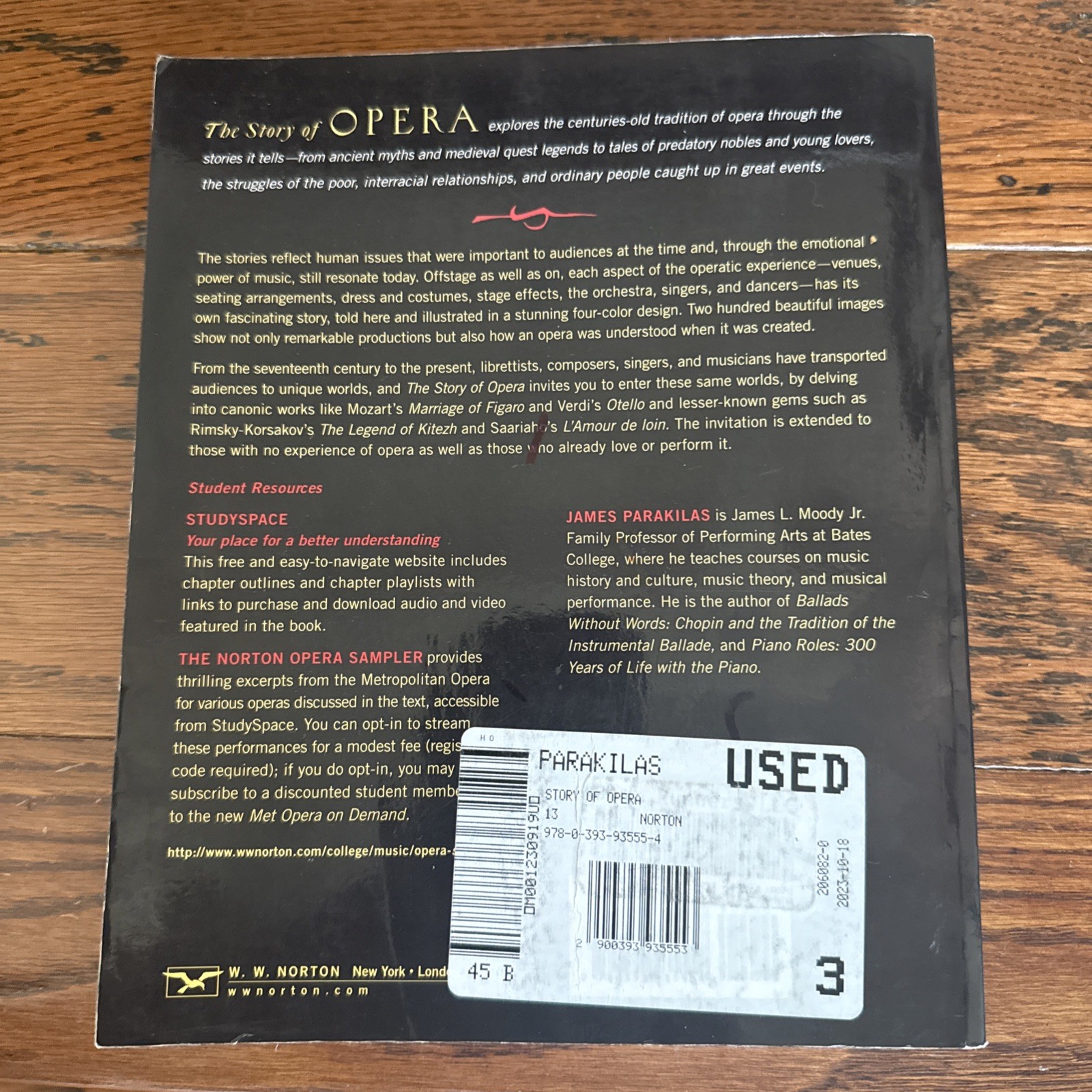 Story of Opera, E-Text by James Parakilas (2012, Trade Paperback)