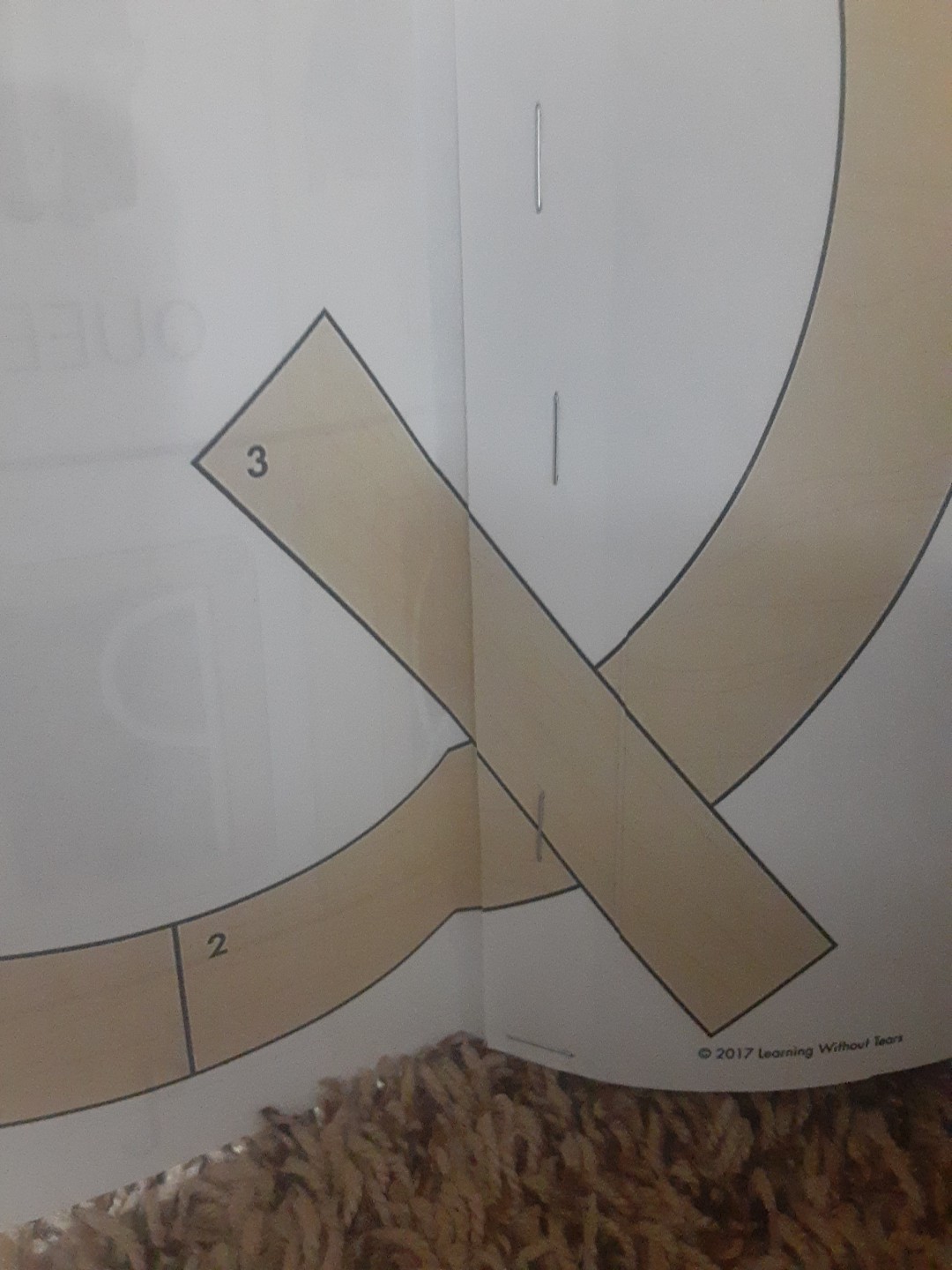 Paper Capital Letter Cards, Learning Without Tears, Brand New, NOT LAMINATED