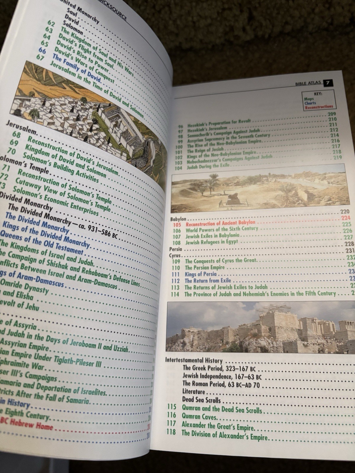 Brand New Bible Atlas Holman Quick Source Softcover Book Reference Study