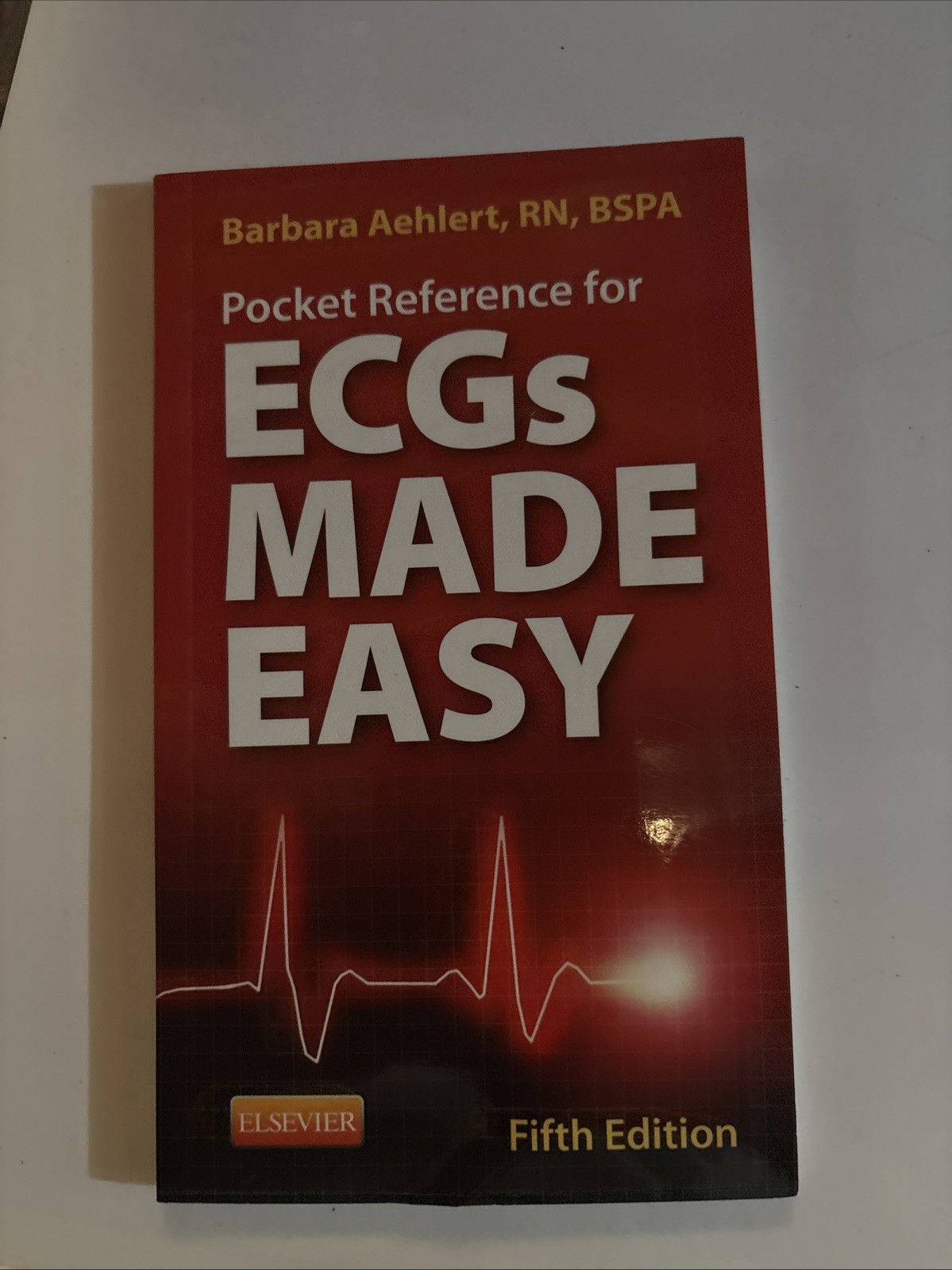 Pocket Reference for ECGs Made Easy by Barbara J. Aehlert (2012, Trade…
