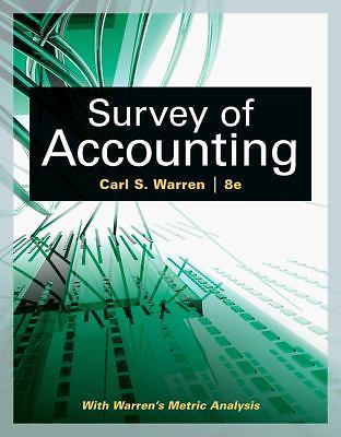Survey of Accounting by Warren, Carl