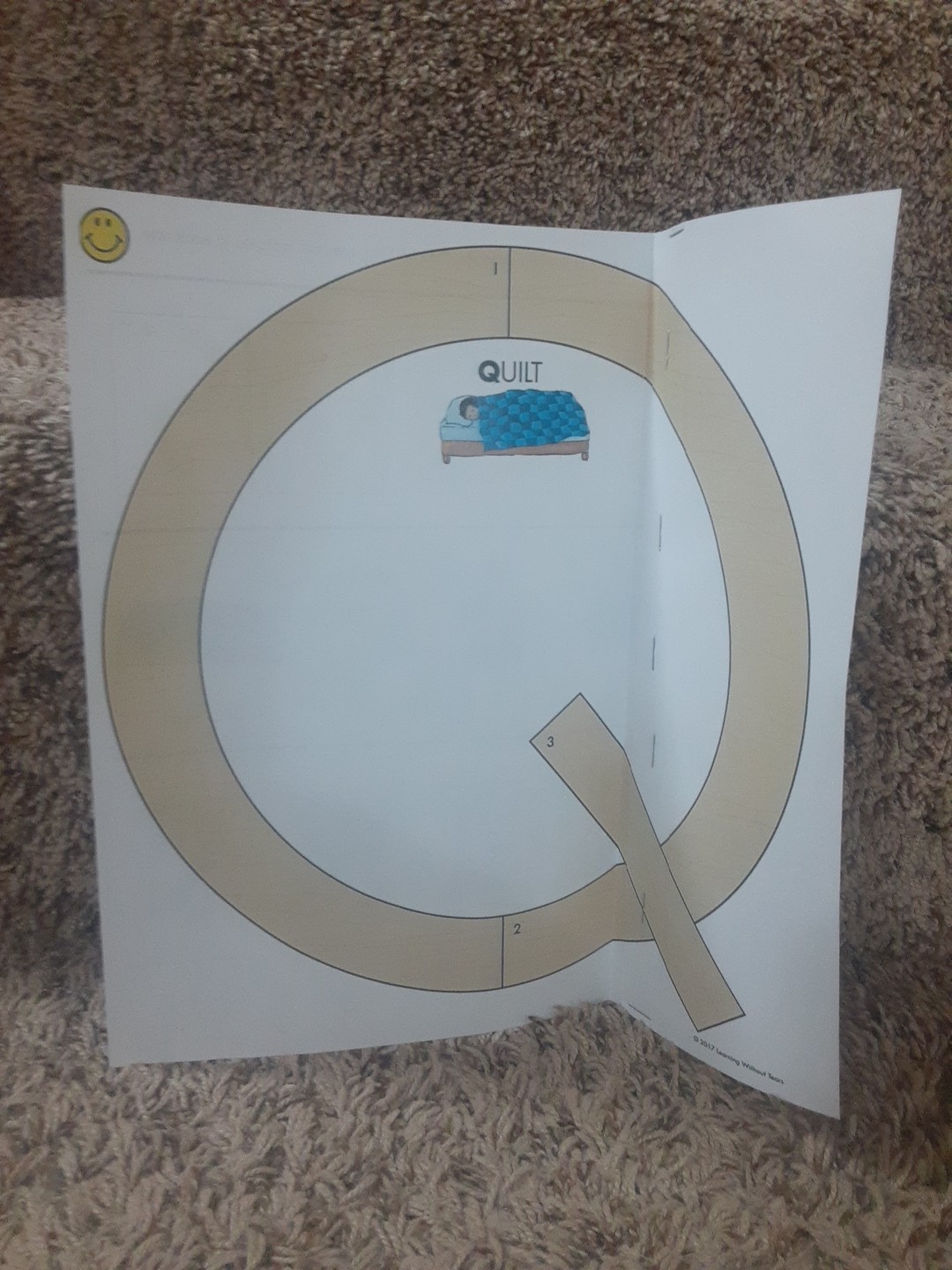 Paper Capital Letter Cards, Learning Without Tears, Brand New, NOT LAMINATED