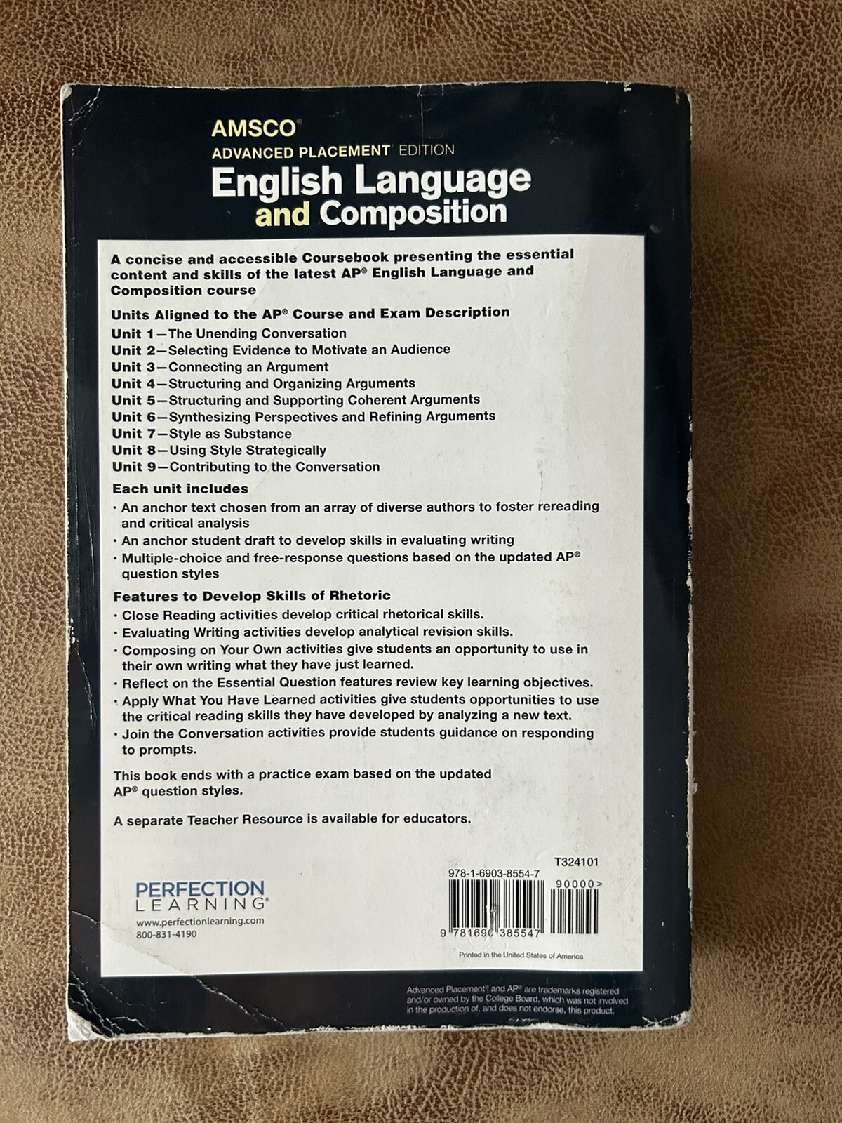 Advanced Placement English Language and Composition by Timothy Freitas, Brandon