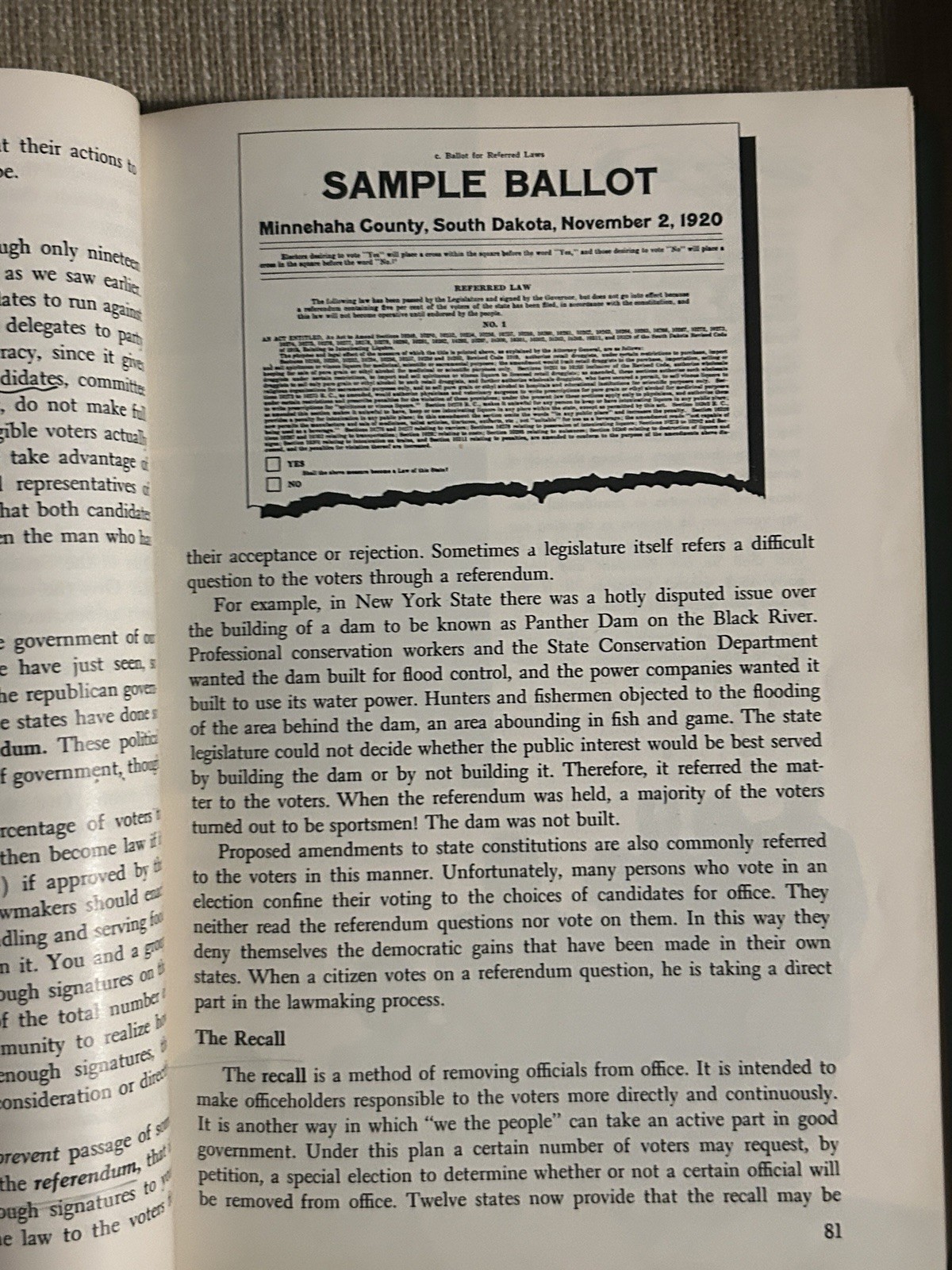 Vintage Civics Textbook ‘Government In Our Republic’ 1960’ Hardcover