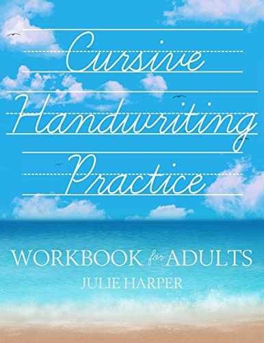 Cursive Handwriting Practice Workbook – Paperback, by Harper Julie – Very Good
