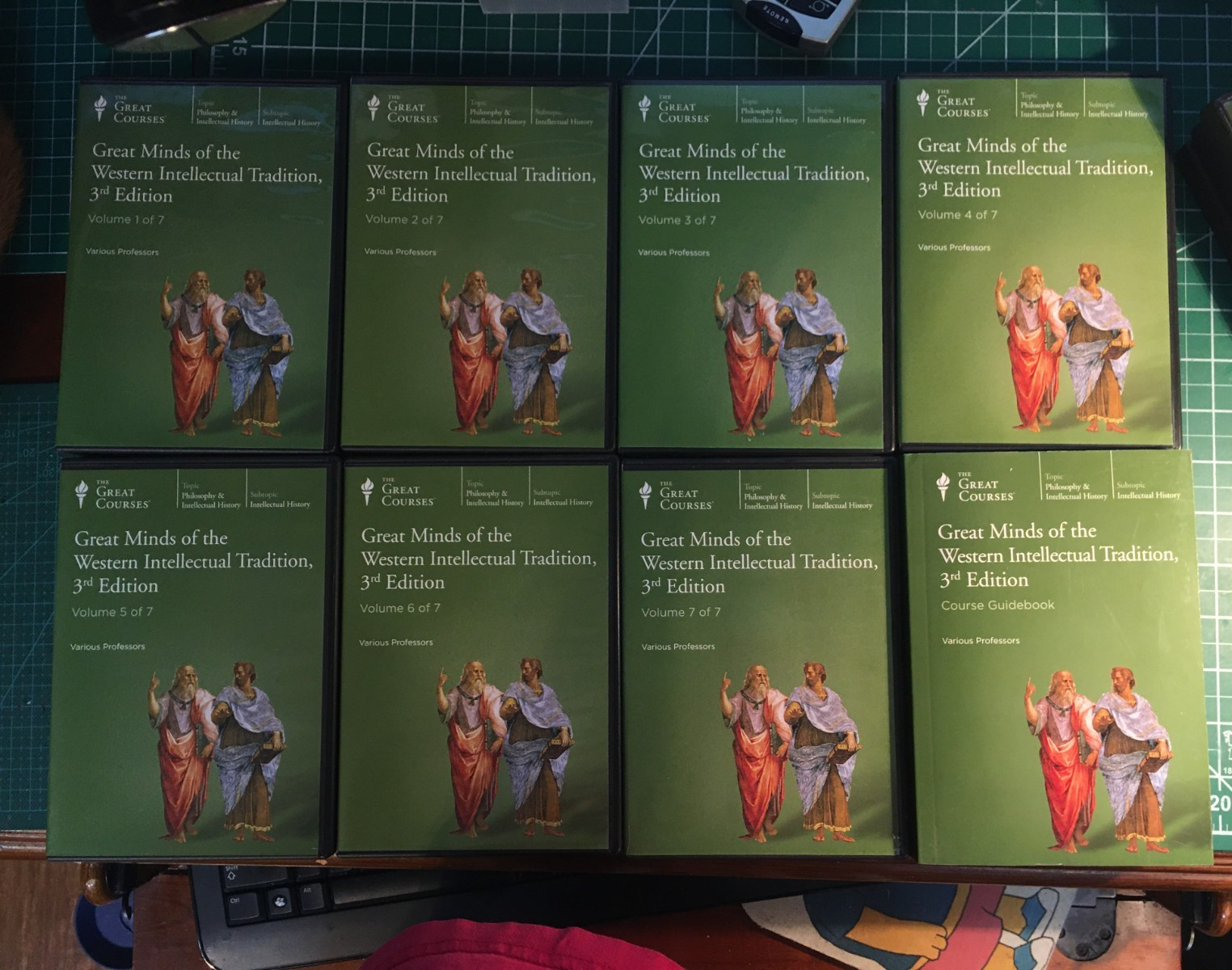 The Great Courses- 4 complete different courses, never been watched – NEW